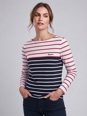 Barbour | Bradley Striped Long-Sleeve Top